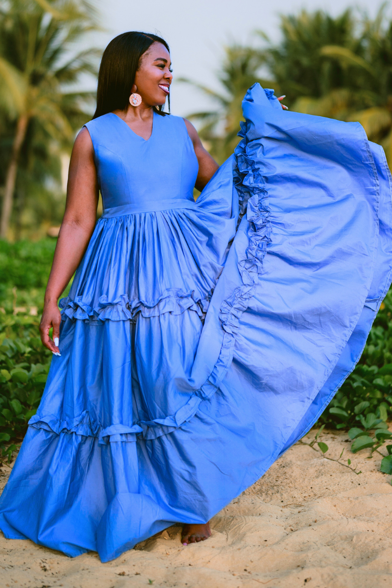 SEA MIST MAXI DRESS