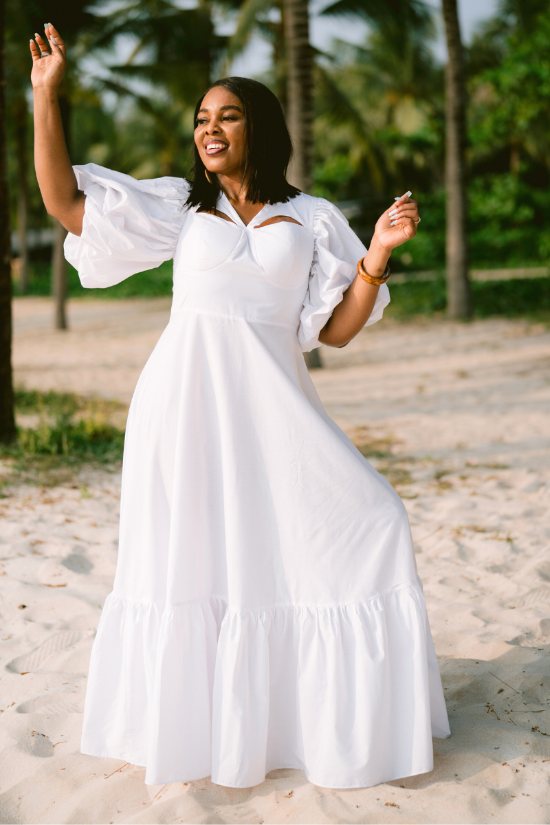 COASTAL DREAM MAXI DRESS - White