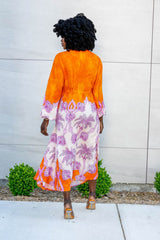 KAFY SUN DRESS - ORANGE