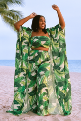 PALM BREEZE KIMONO SET