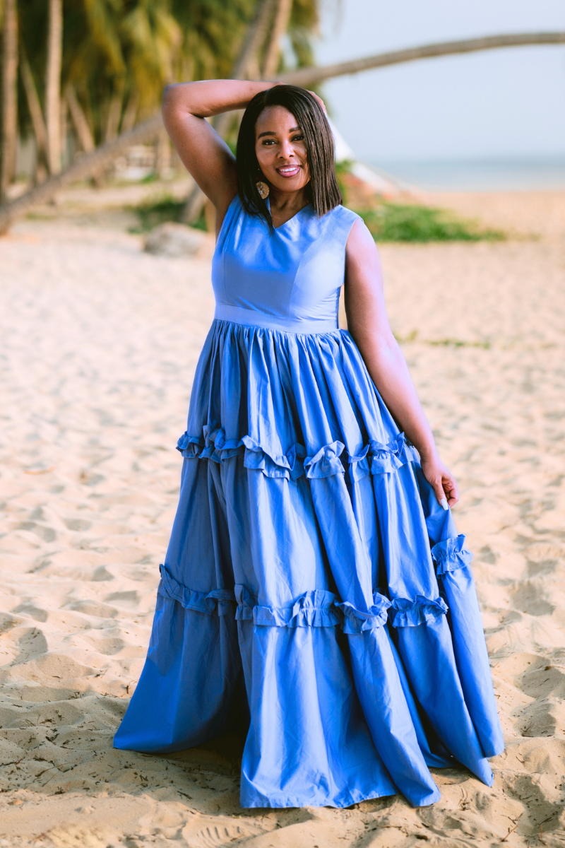 SEA MIST MAXI DRESS