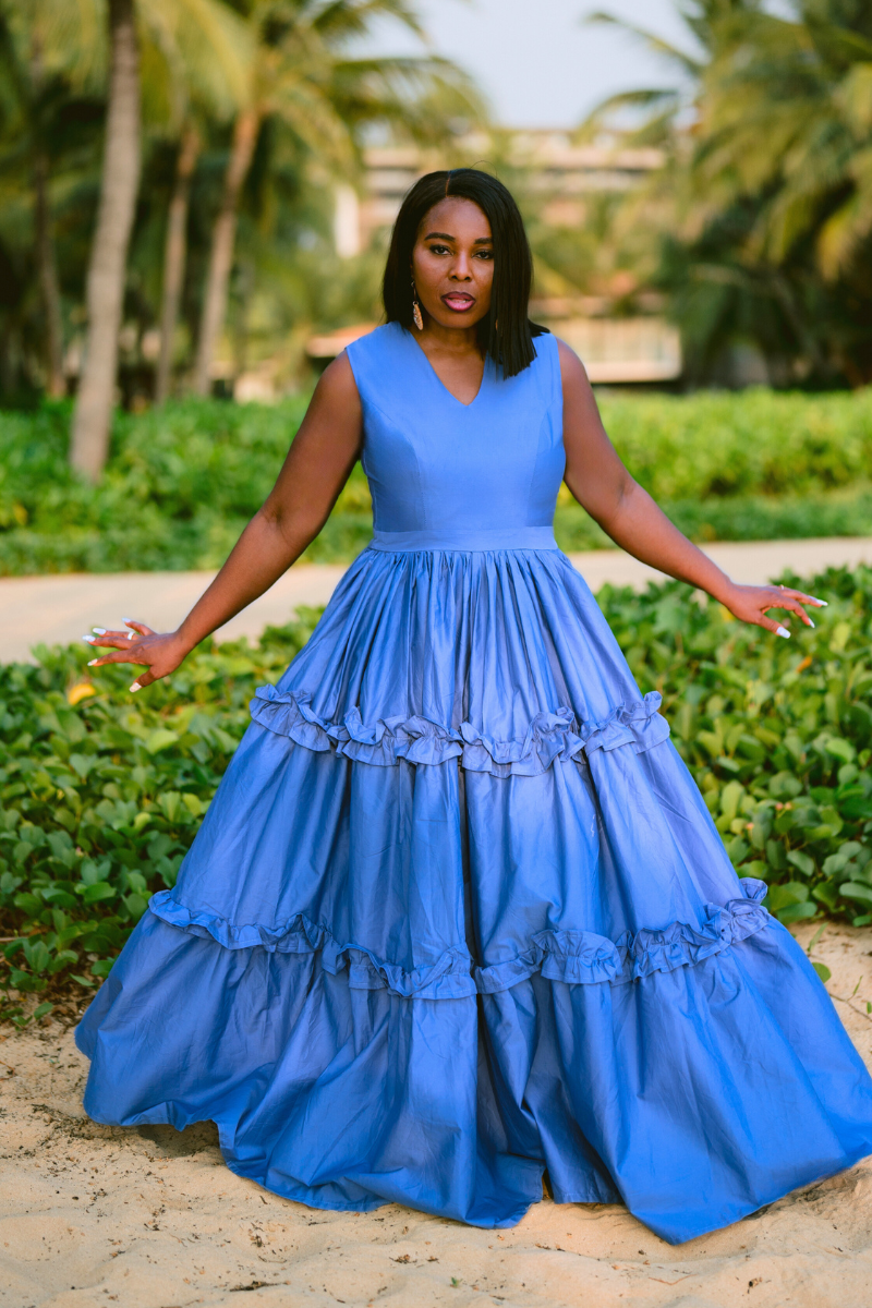 SEA MIST MAXI DRESS