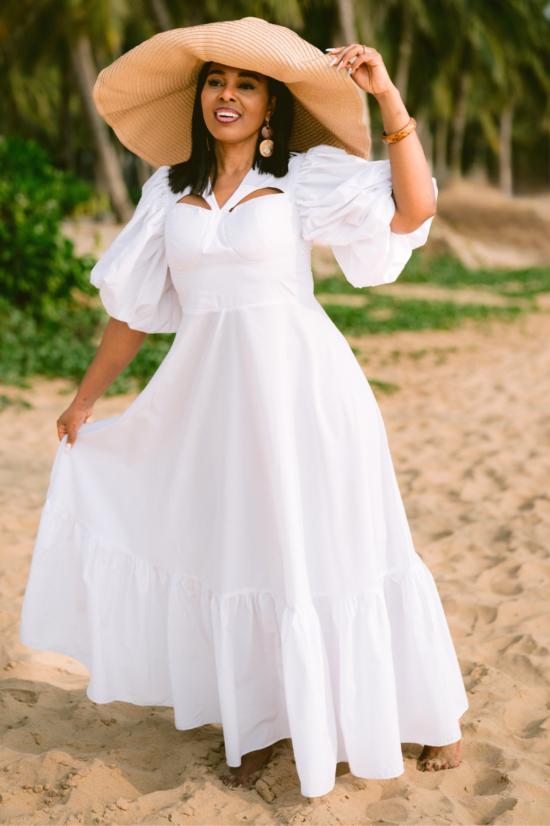 COASTAL DREAM MAXI DRESS - White