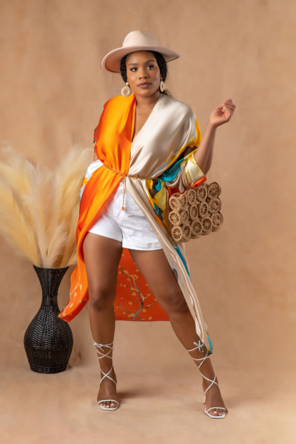 QUEEN DASHER KIMONO (Orange)