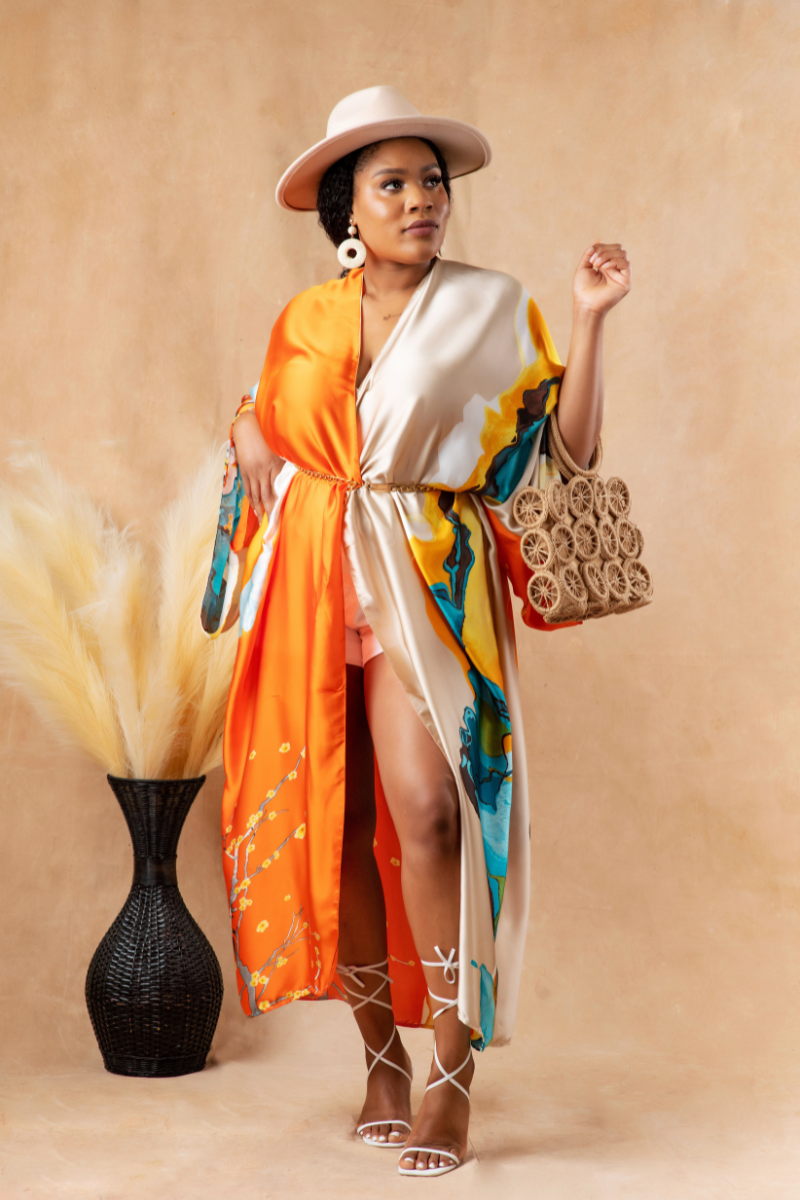 QUEEN DASHER KIMONO (Orange)