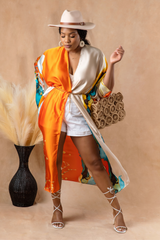 QUEEN DASHER KIMONO (Orange)