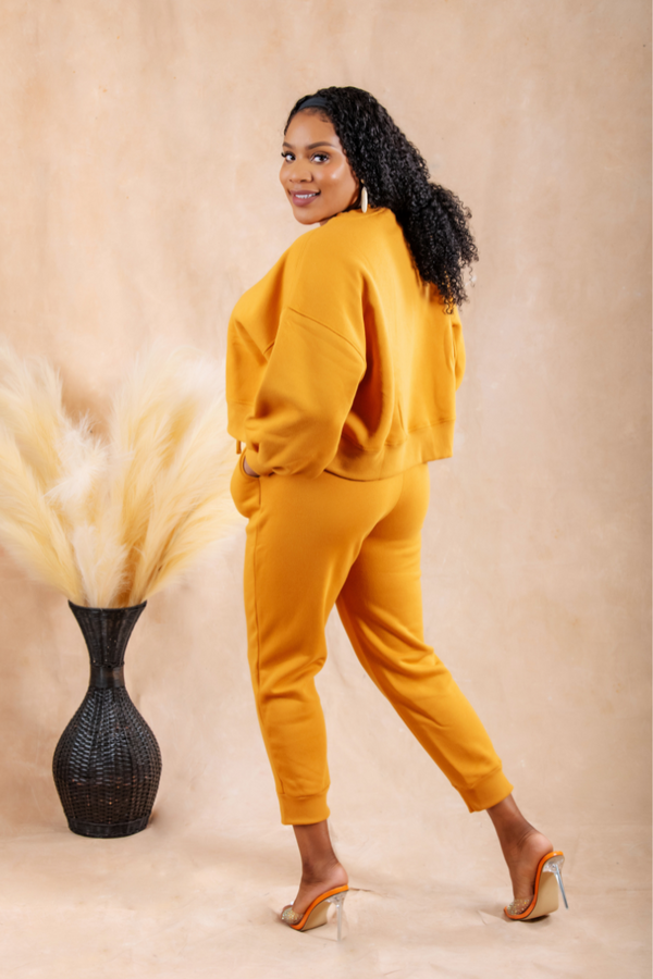 BELLA JOGGER SET (Mustard)