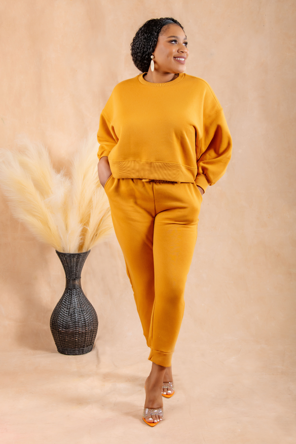 BELLA JOGGER SET (Mustard)