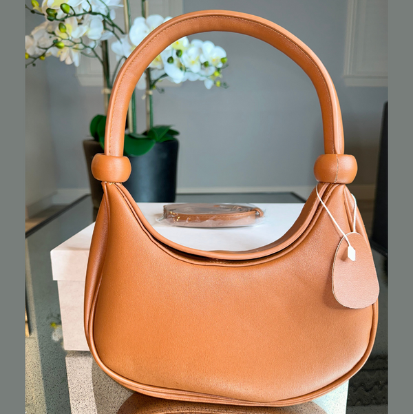 LULU HOOP BAG - Camel